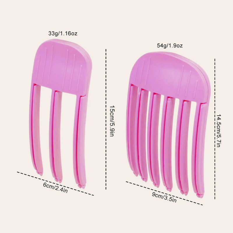 Cuidado com os cabelos, raízes naturais, grampo de cabelo sem calor, modelador de cabelo. - MUNIQUE SOTTILI ACESSÓRIOS