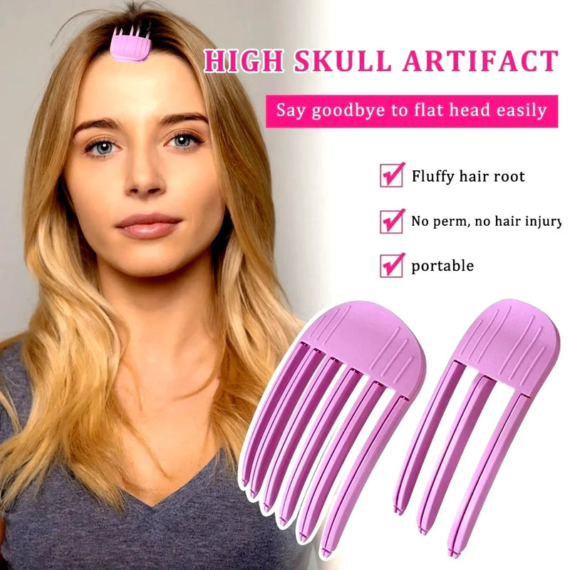Cuidado com os cabelos, raízes naturais, grampo de cabelo sem calor, modelador de cabelo. - MUNIQUE SOTTILI ACESSÓRIOS